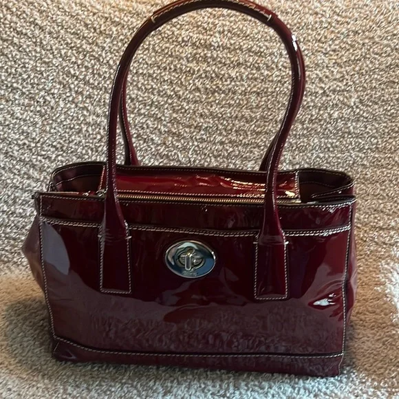 Red Coach purse - Picture 1 of 7